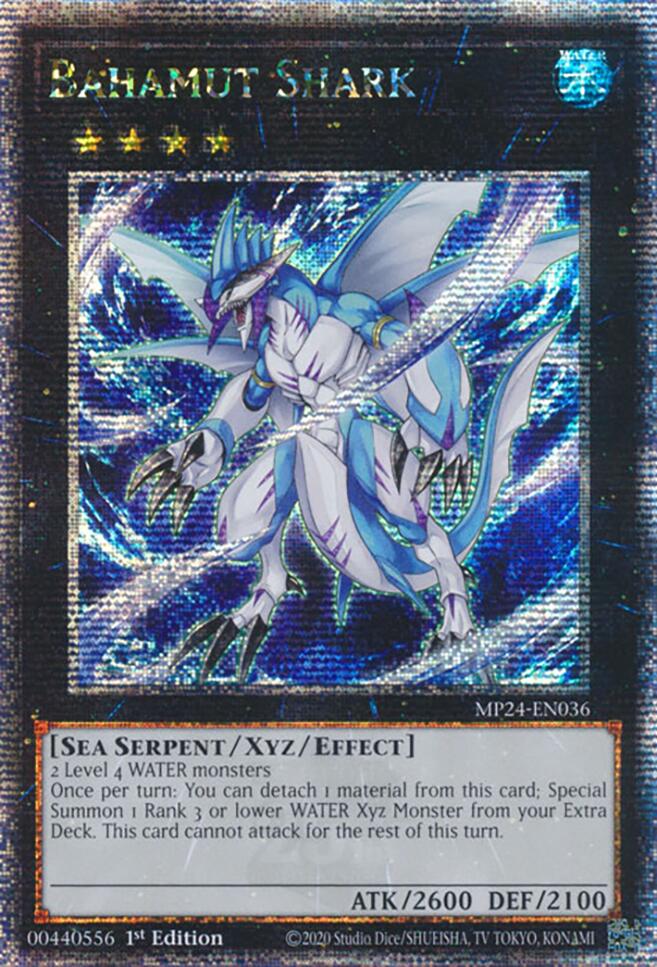 Bahamut Shark [MP24-EN036] Quarter Century Secret Rare | Enigma On Main