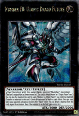 Number F0: Utopic Draco Future [MP24-EN037] Quarter Century Secret Rare | Enigma On Main