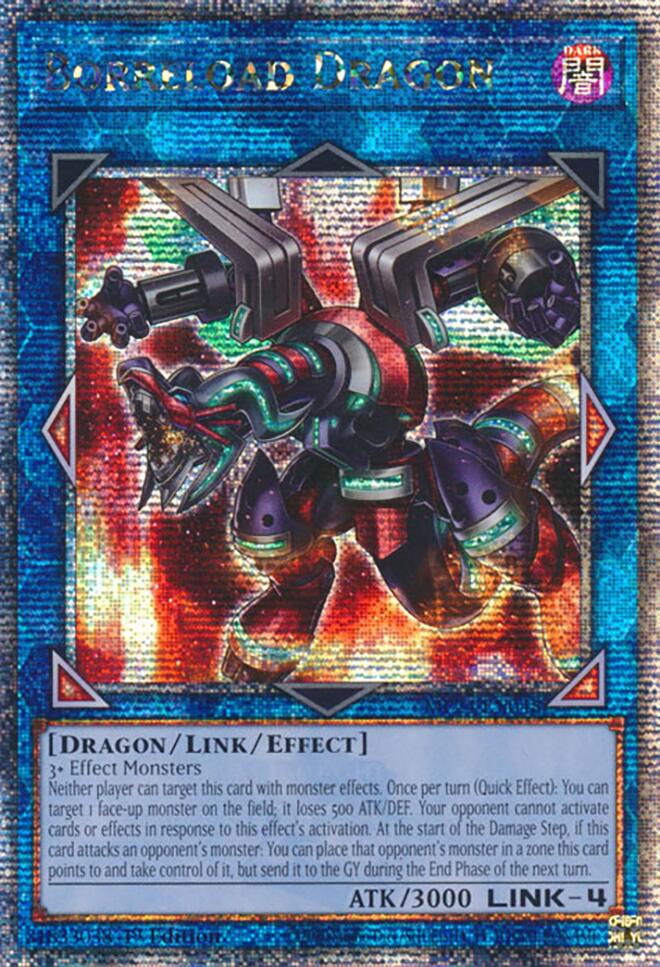 Borreload Dragon (Alternate Art) [MP24-EN048] Quarter Century Secret Rare | Enigma On Main