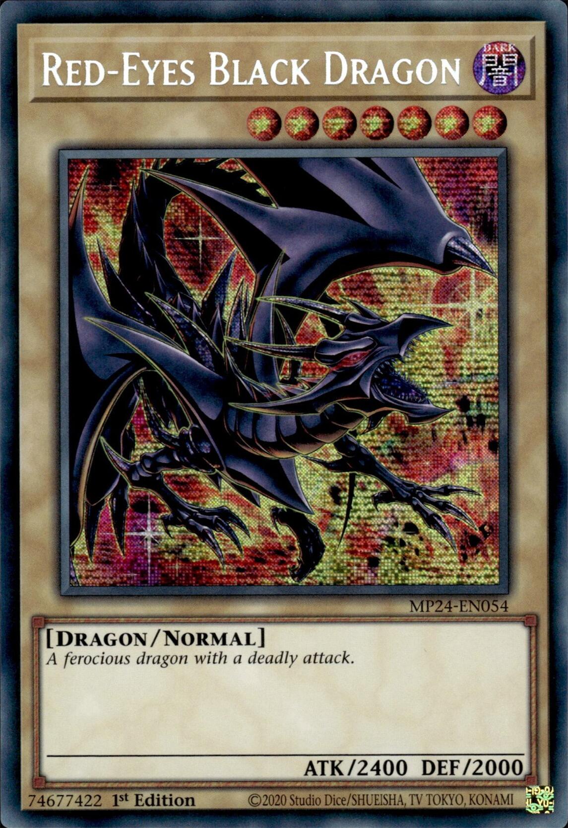 Red-Eyes Black Dragon (Alternate Art) [MP24-EN054] Prismatic Secret Rare | Enigma On Main