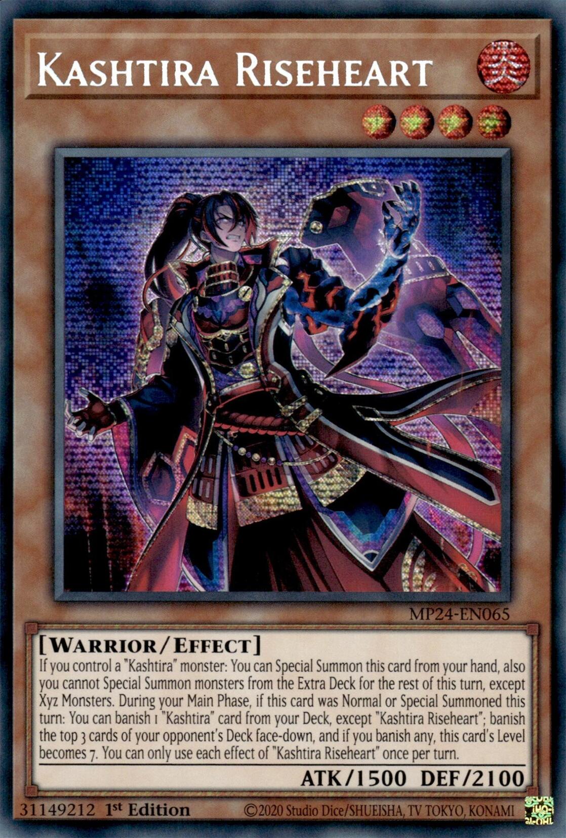 Kashtira Riseheart [MP24-EN065] Prismatic Secret Rare | Enigma On Main