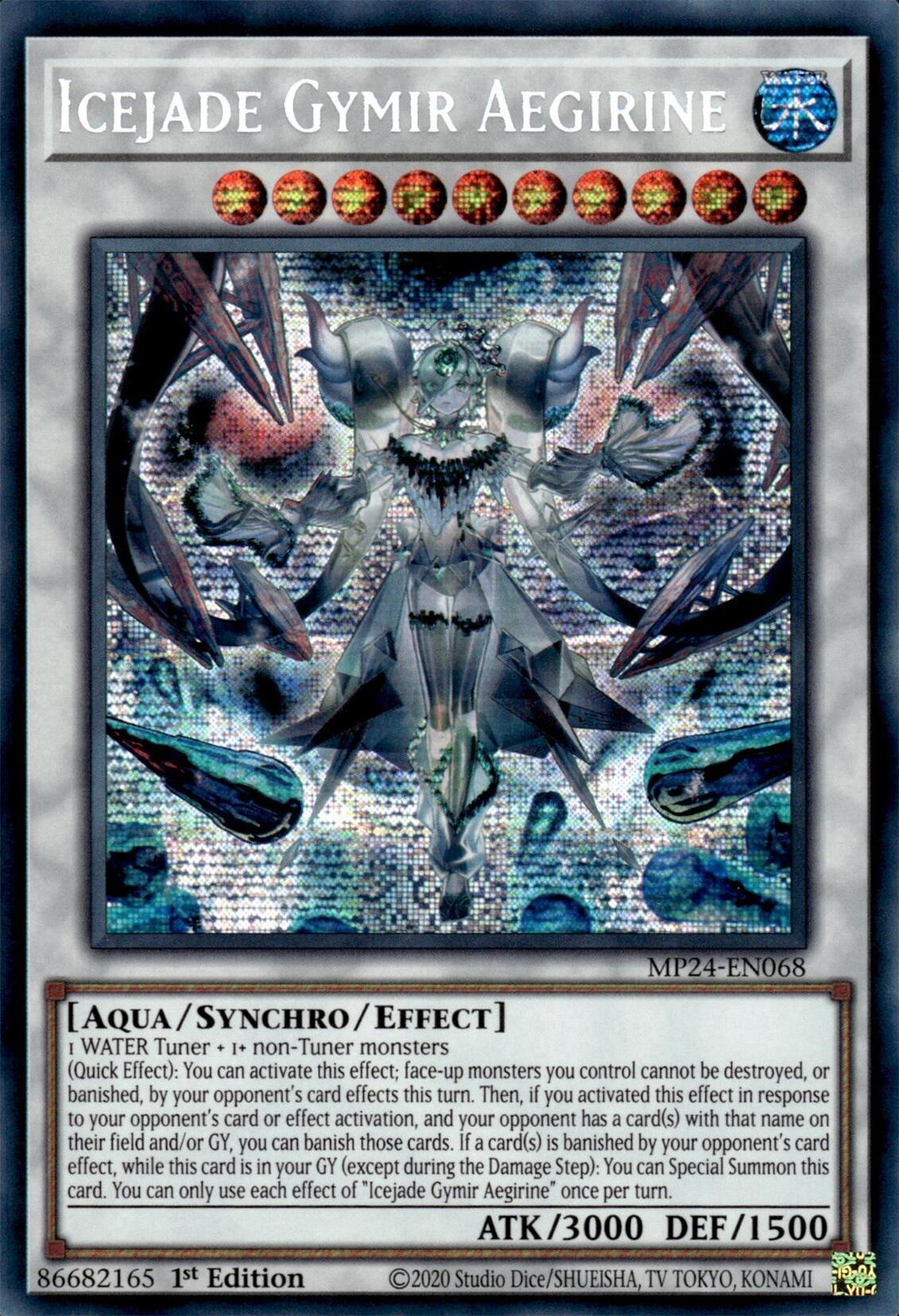 Icejade Gymir Aegirine [MP24-EN068] Prismatic Secret Rare | Enigma On Main