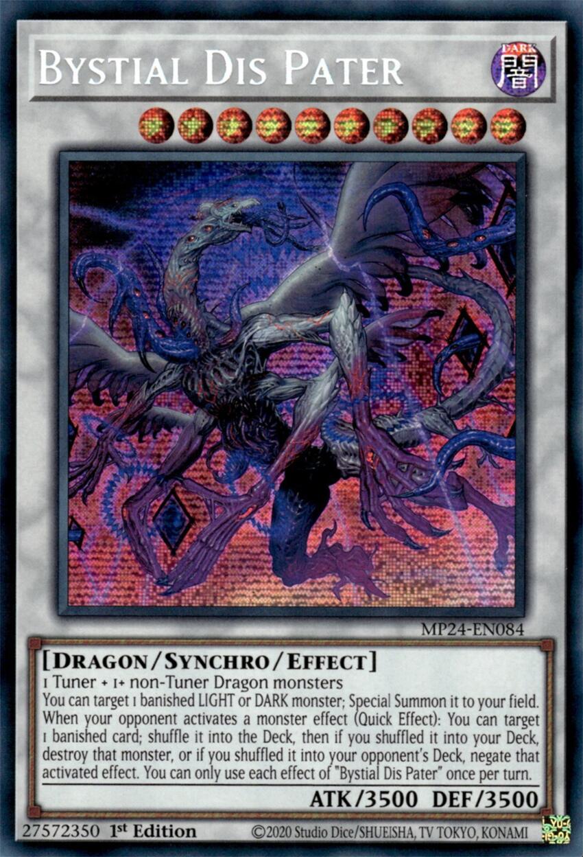 Bystial Dis Pater [MP24-EN084] Prismatic Secret Rare | Enigma On Main