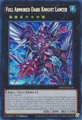 Full Armored Dark Knight Lancer [MP24-EN118] Prismatic Secret Rare | Enigma On Main