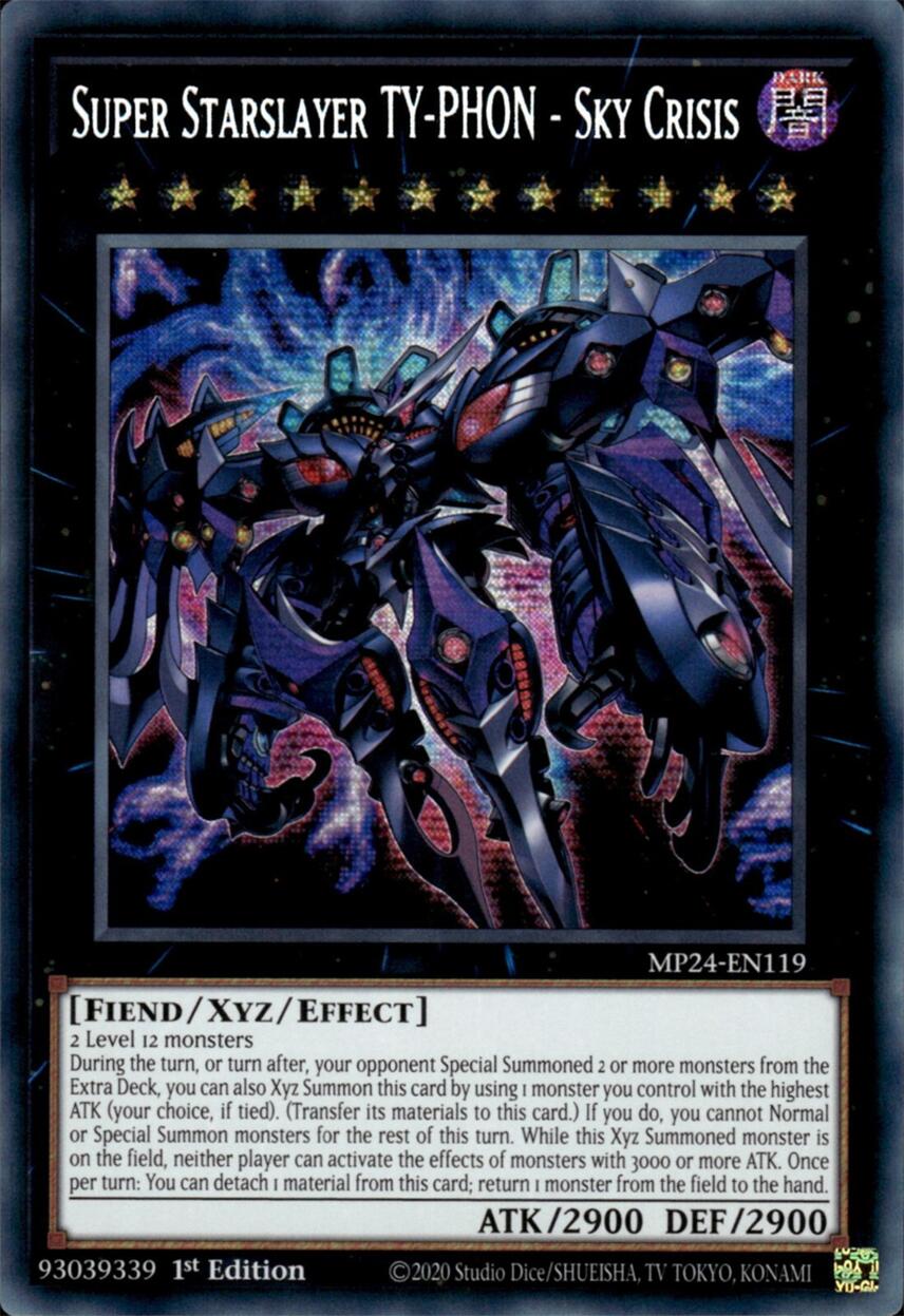 Super Starslayer TY-PHON - Sky Crisis [MP24-EN119] Prismatic Secret Rare | Enigma On Main