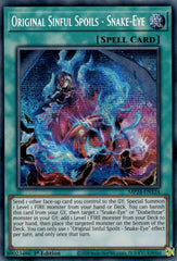 Original Sinful Spoils - Snake-Eye [MP24-EN124] Prismatic Secret Rare | Enigma On Main