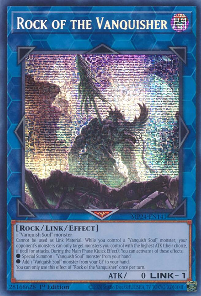 Rock of the Vanquisher [MP24-EN141] Prismatic Secret Rare | Enigma On Main