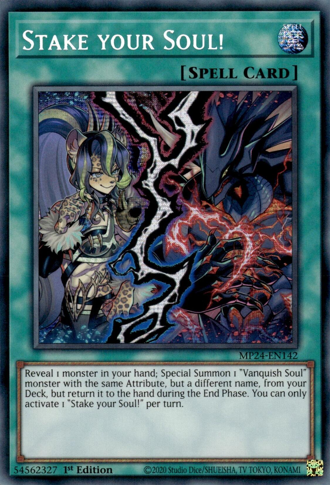 Stake your Soul! [MP24-EN142] Prismatic Secret Rare | Enigma On Main