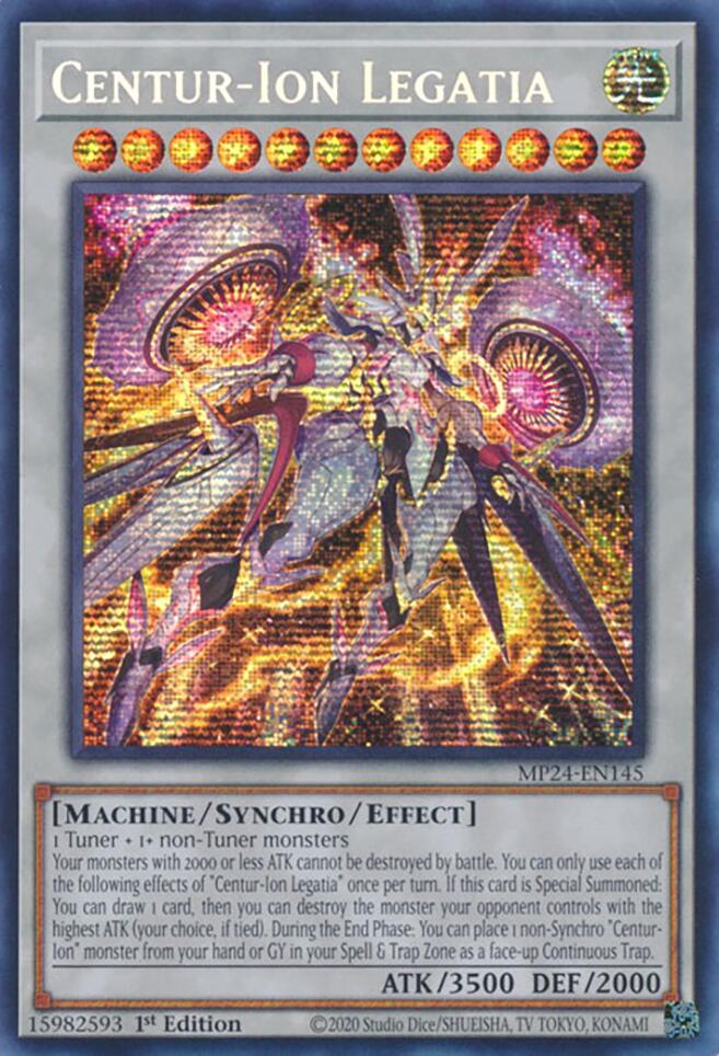 Centur-Ion Legatia [MP24-EN145] Prismatic Secret Rare | Enigma On Main