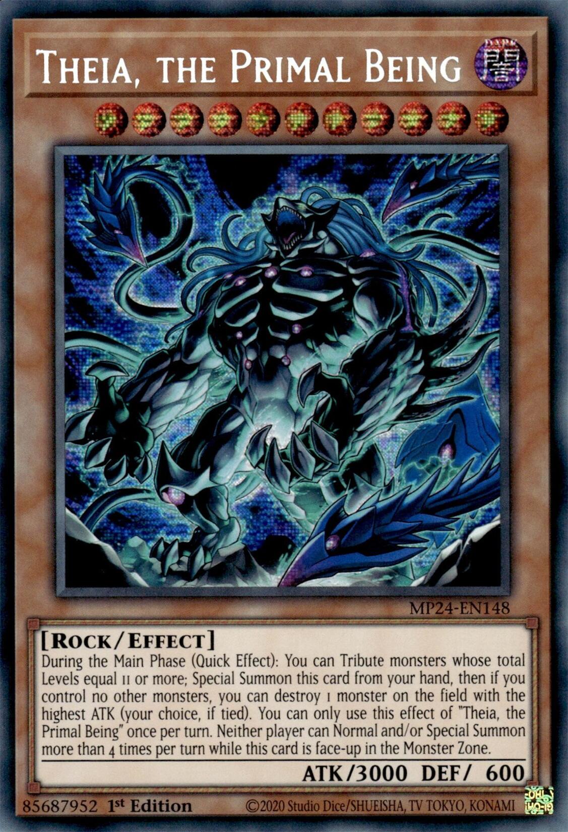 Theia, the Primal Being [MP24-EN148] Prismatic Secret Rare | Enigma On Main