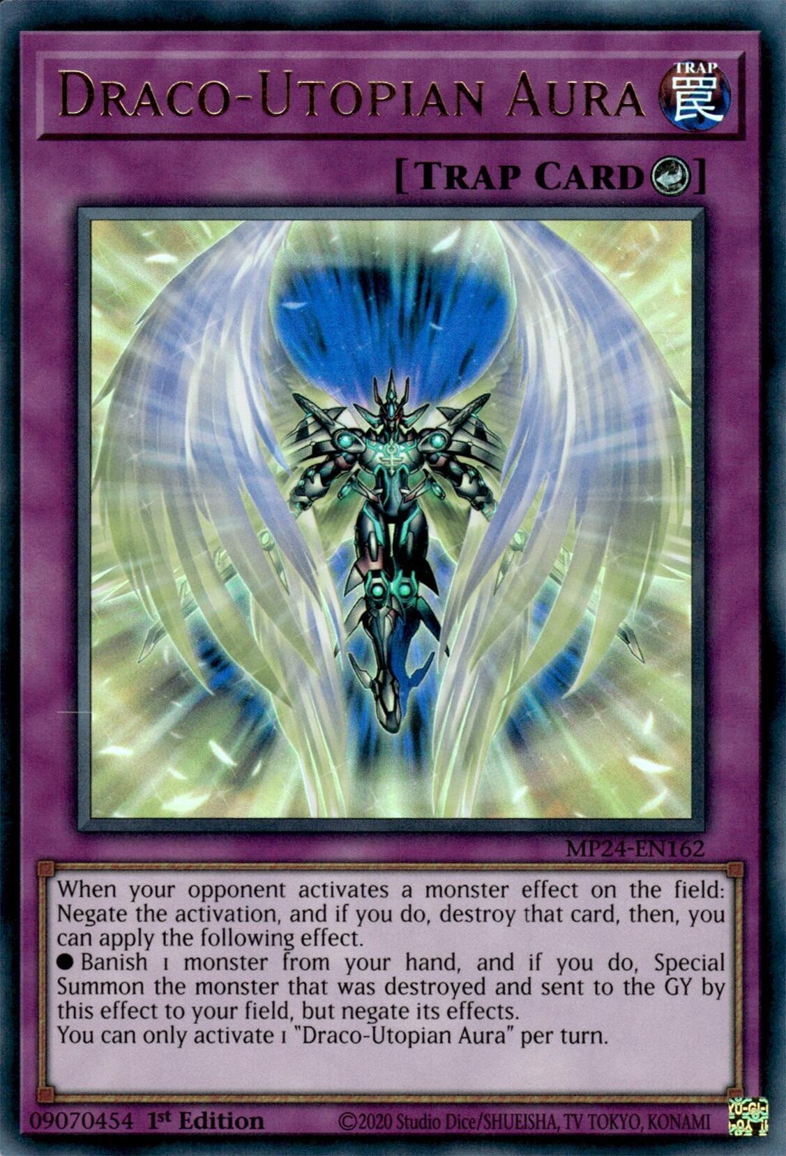 Draco-Utopian Aura [MP24-EN162] Ultra Rare | Enigma On Main