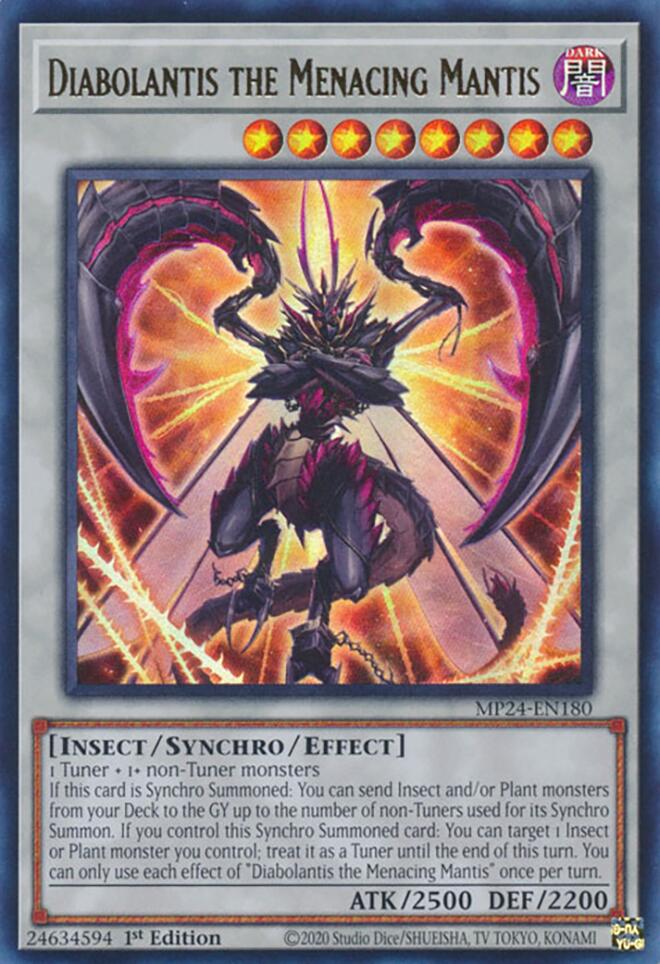 Diabolantis the Menacing Mantis [MP24-EN180] Ultra Rare | Enigma On Main