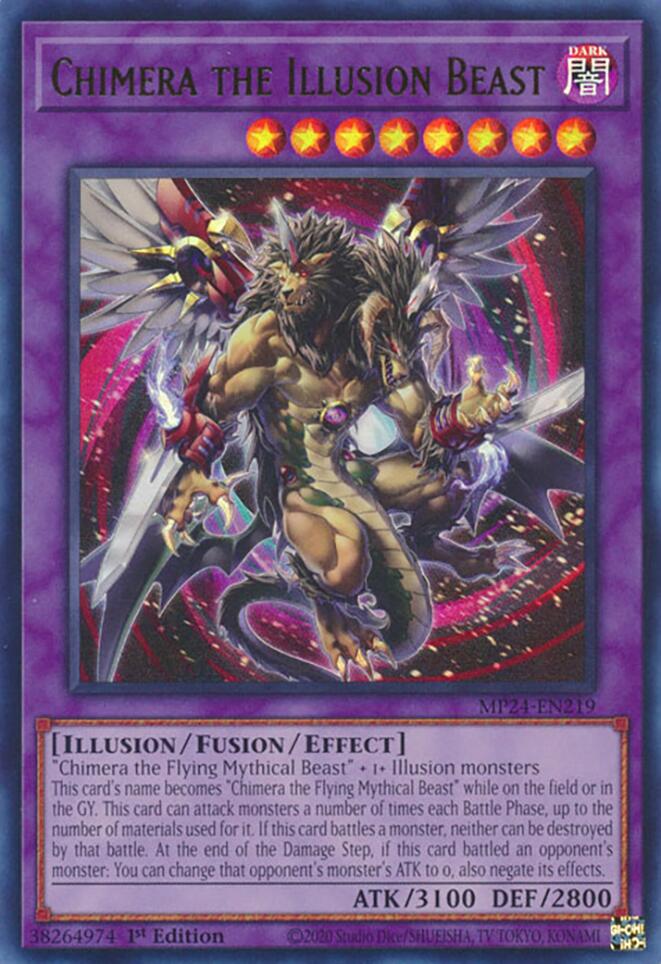 Chimera the Illusion Beast [MP24-EN219] Ultra Rare | Enigma On Main