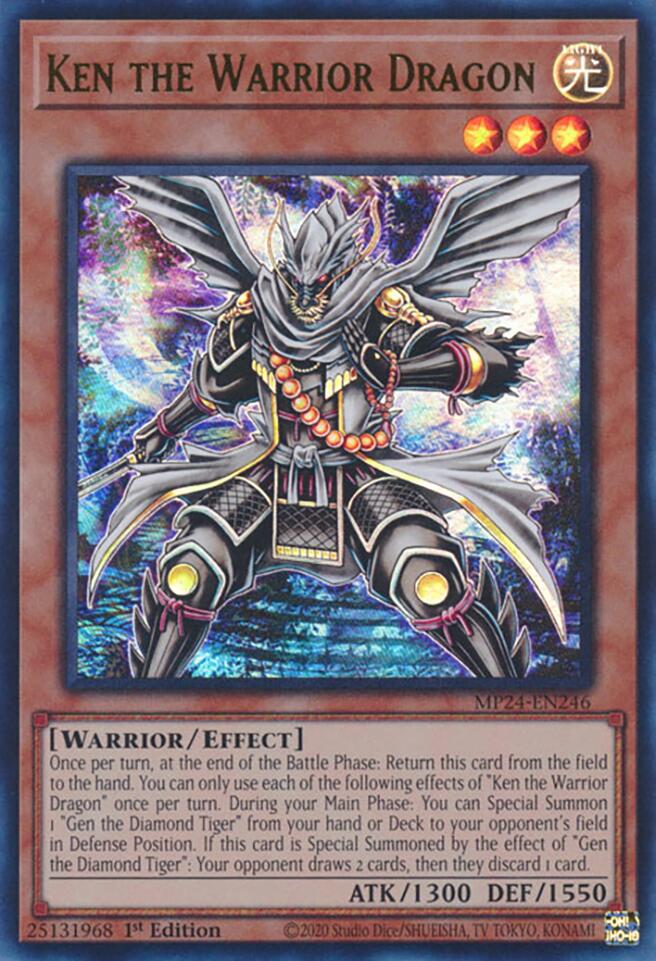 Ken the Warrior Dragon [MP24-EN246] Ultra Rare | Enigma On Main