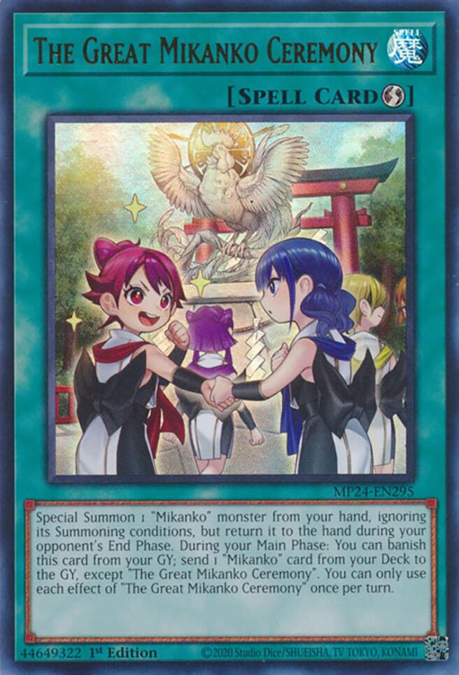 The Great Mikanko Ceremony [MP24-EN295] Ultra Rare | Enigma On Main