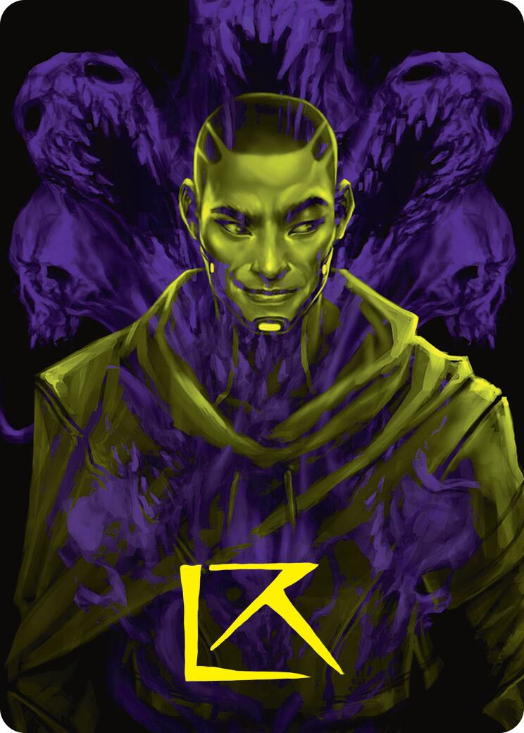 Kaito, Bane of Nightmares Art Card (Gold-Stamped Signature) [Duskmourn: House of Horror Art Series] | Enigma On Main