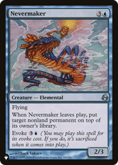 Nevermaker [The List Reprints] | Enigma On Main