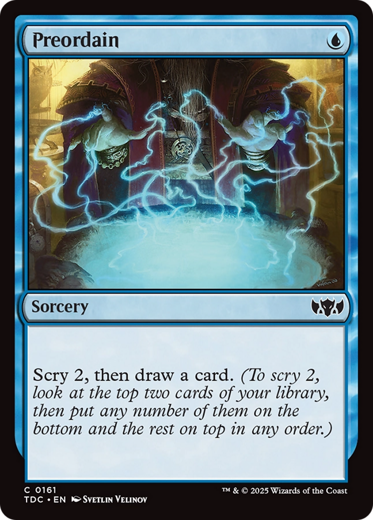 Preordain [Tarkir: Dragonstorm Commander] | Enigma On Main