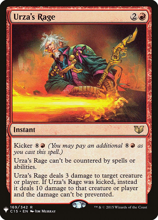 Urza's Rage [The List] | Enigma On Main