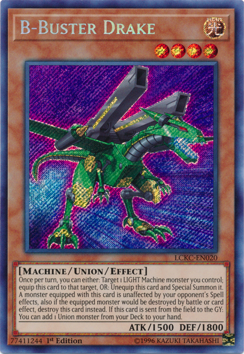B-Buster Drake [LCKC-EN020] Secret Rare | Enigma On Main