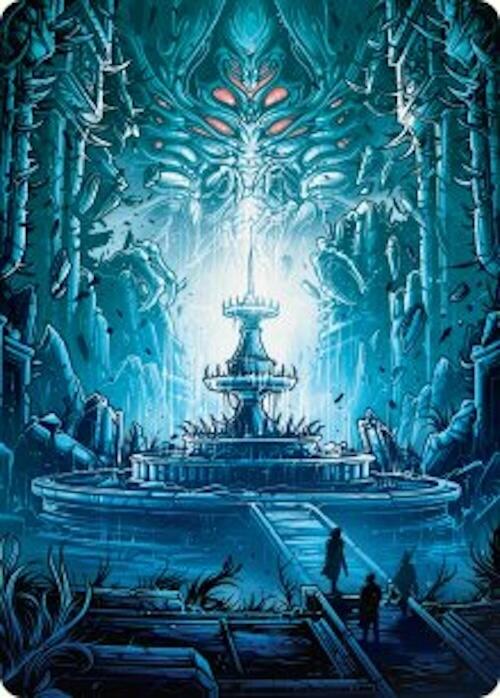 Island Art Card [Duskmourn: House of Horror Art Series] | Enigma On Main