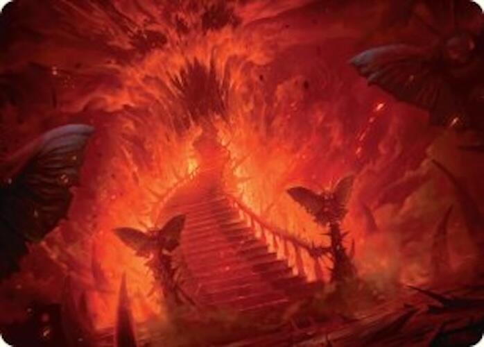Mountain Art Card [Duskmourn: House of Horror Art Series] | Enigma On Main