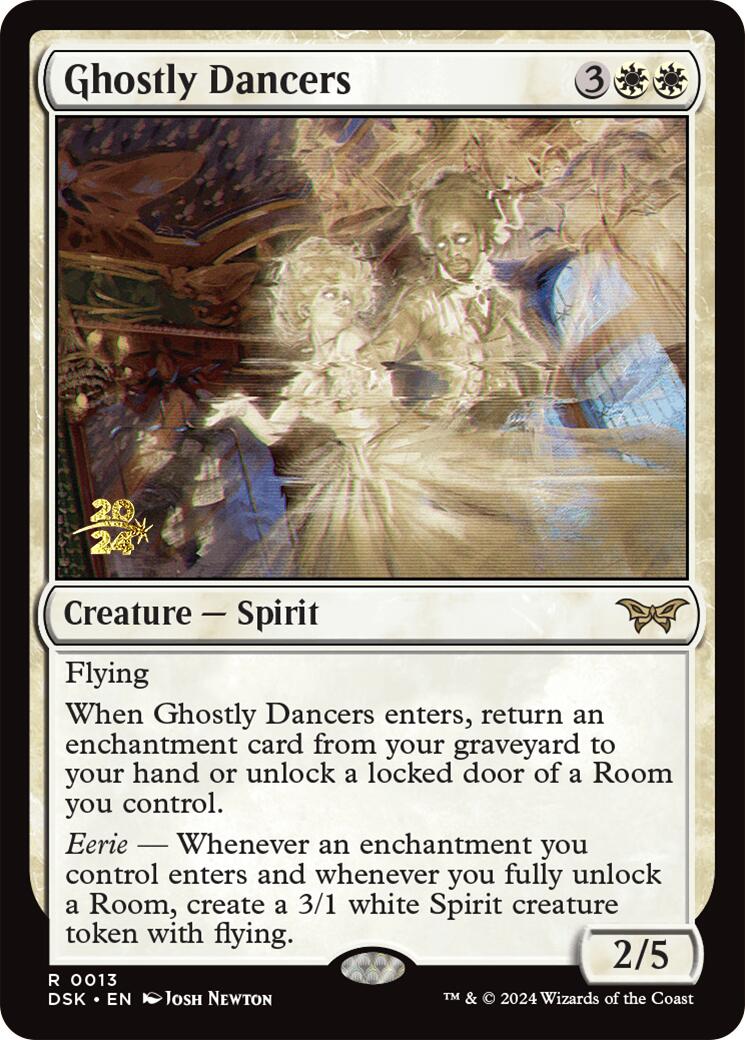 Ghostly Dancers [Duskmourn: House of Horror Prerelease Promos] | Enigma On Main