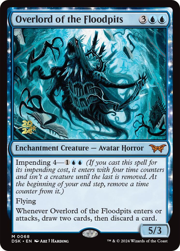 Overlord of the Floodpits [Duskmourn: House of Horror Prerelease Promos] | Enigma On Main