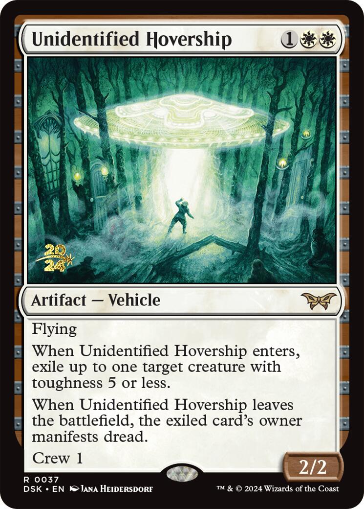 Unidentified Hovership [Duskmourn: House of Horror Prerelease Promos] | Enigma On Main