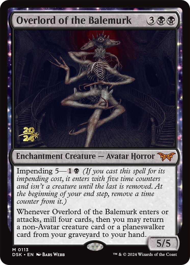 Overlord of the Balemurk [Duskmourn: House of Horror Prerelease Promos] | Enigma On Main