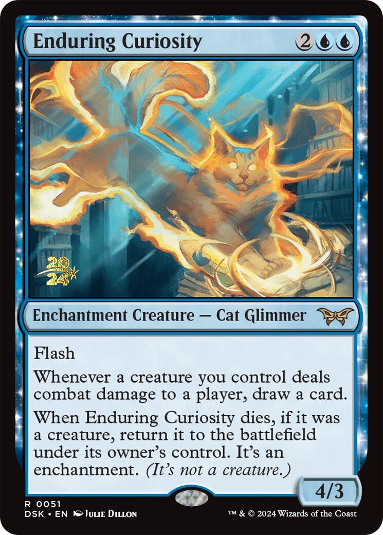 Enduring Curiosity [Duskmourn: House of Horror Prerelease Promos] | Enigma On Main