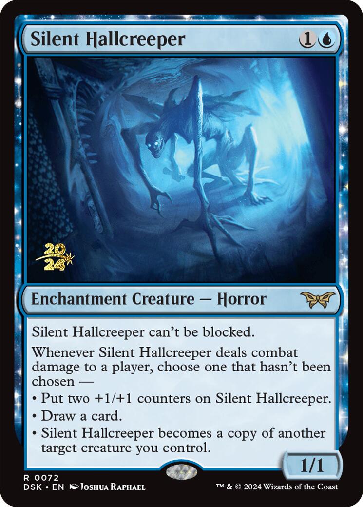 Silent Hallcreeper [Duskmourn: House of Horror Prerelease Promos] | Enigma On Main