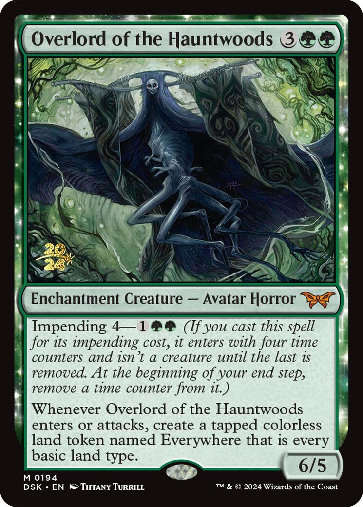 Overlord of the Hauntwoods [Duskmourn: House of Horror Prerelease Promos] | Enigma On Main