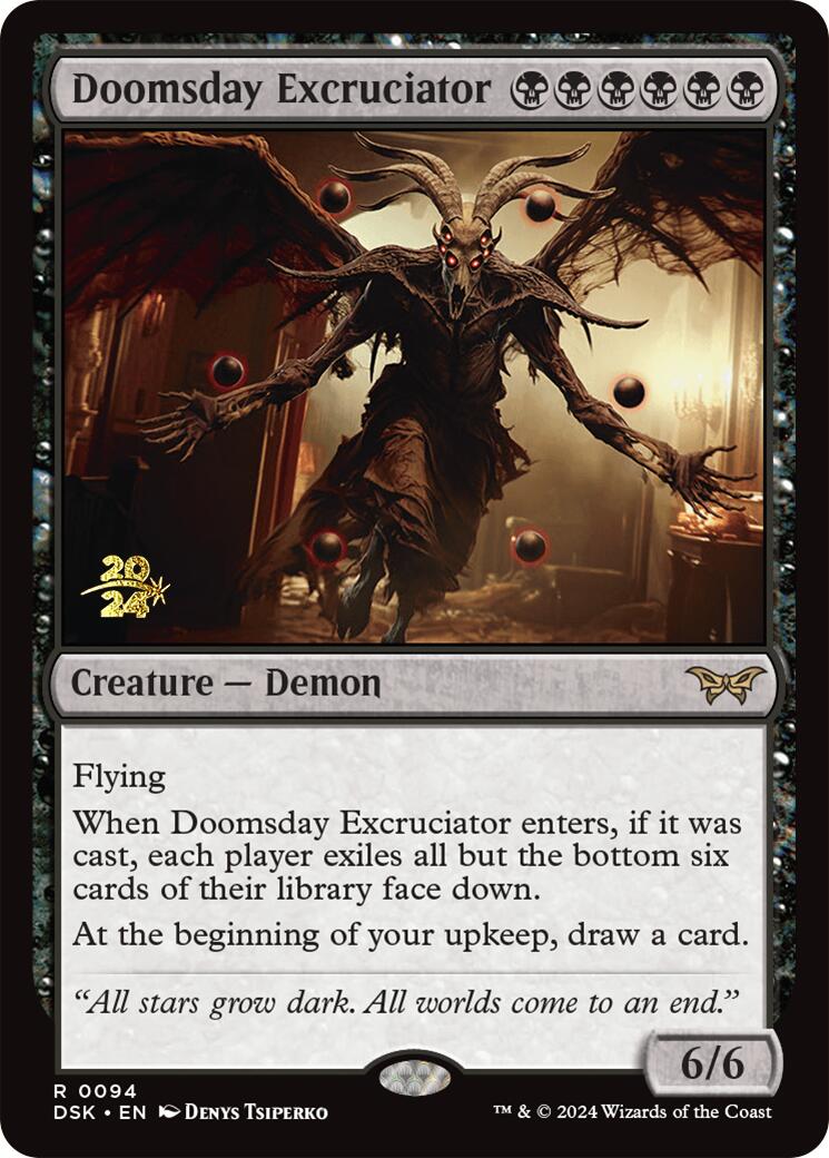 Doomsday Excruciator [Duskmourn: House of Horror Prerelease Promos] | Enigma On Main