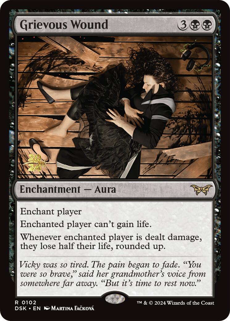 Grievous Wound [Duskmourn: House of Horror Prerelease Promos] | Enigma On Main