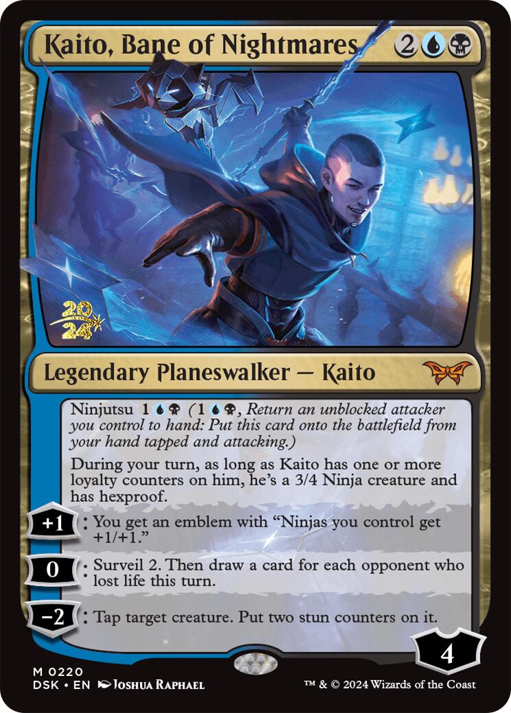 Kaito, Bane of Nightmares [Duskmourn: House of Horror Prerelease Promos] | Enigma On Main