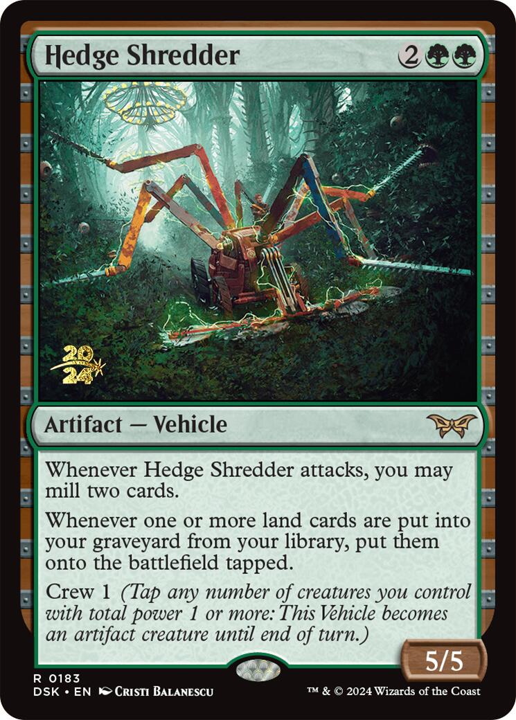 Hedge Shredder [Duskmourn: House of Horror Prerelease Promos] | Enigma On Main