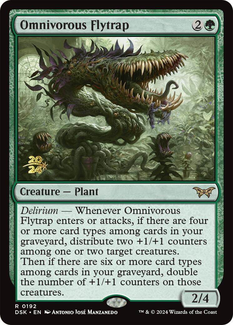 Omnivorous Flytrap [Duskmourn: House of Horror Prerelease Promos] | Enigma On Main