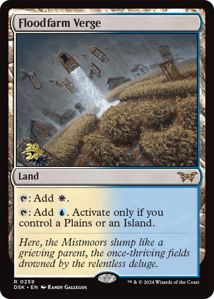 Floodfarm Verge [Duskmourn: House of Horror Prerelease Promos] | Enigma On Main