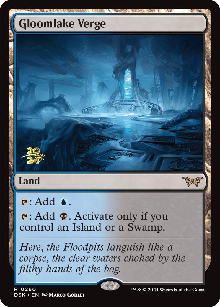 Gloomlake Verge [Duskmourn: House of Horror Prerelease Promos] | Enigma On Main