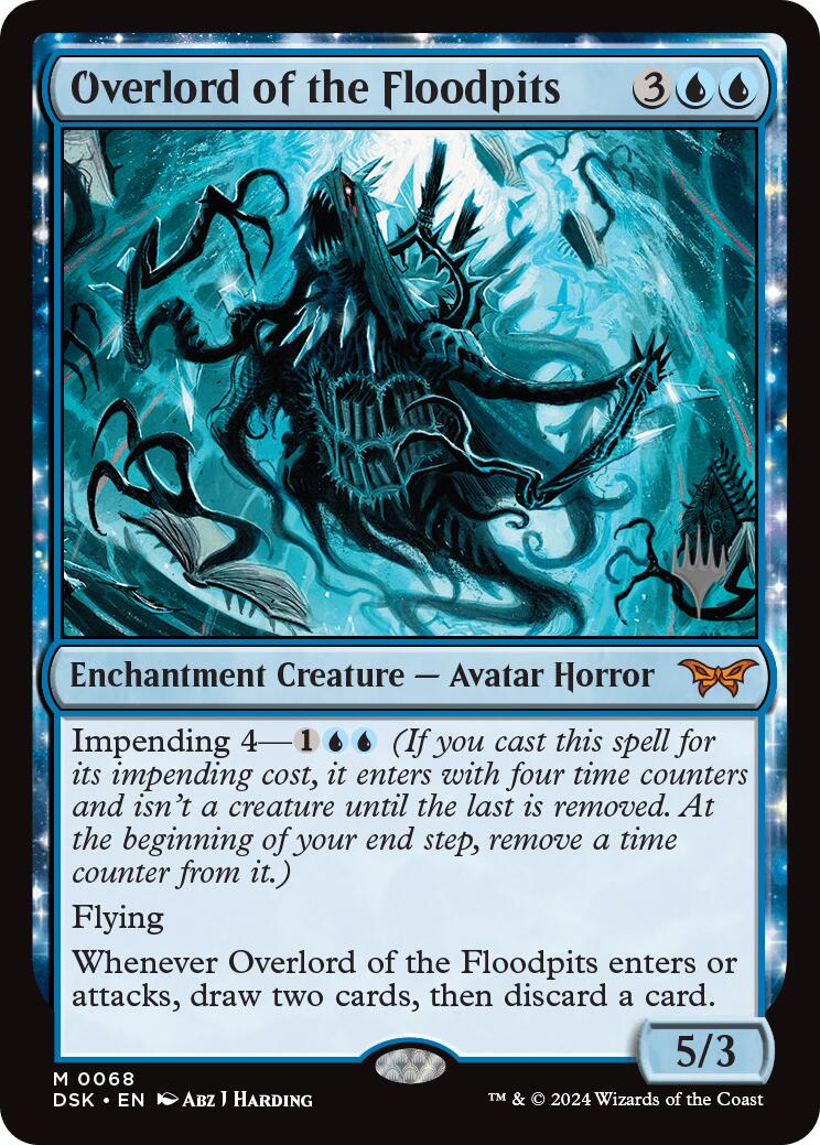 Overlord of the Floodpits (Promo Pack) [Duskmourn: House of Horror Promos] | Enigma On Main