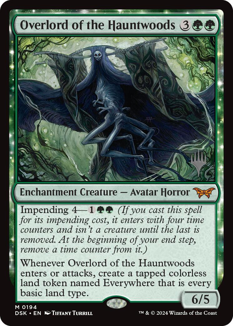 Overlord of the Hauntwoods [Duskmourn: House of Horror Promos] | Enigma On Main