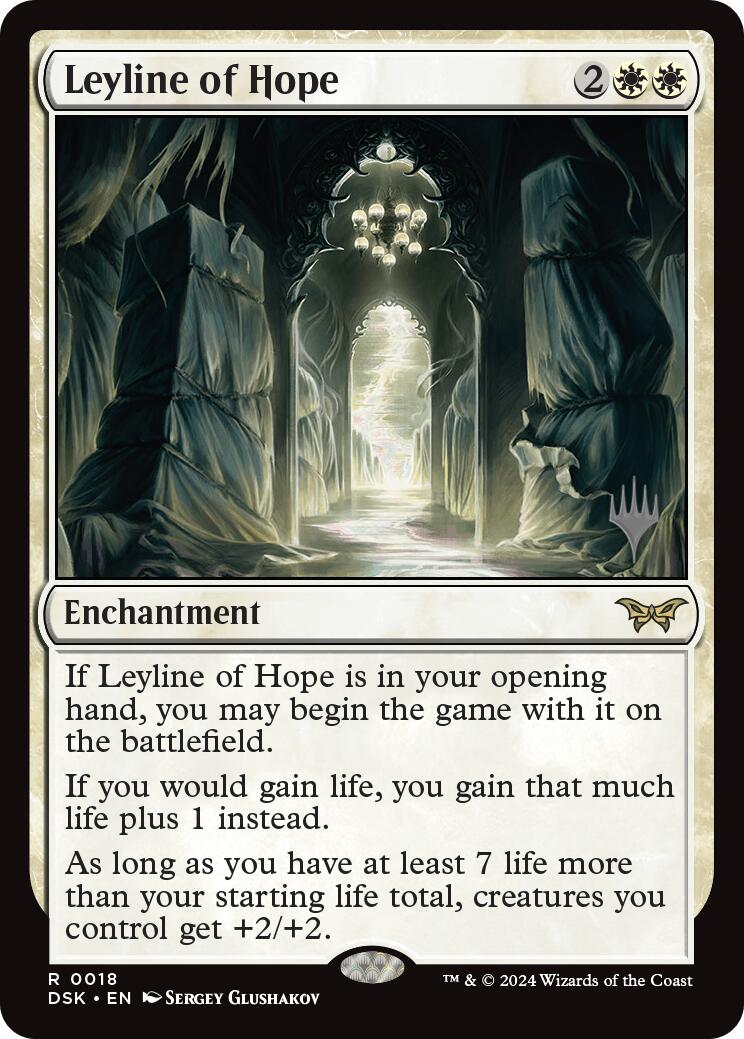 Leyline of Hope (Promo Pack) [Duskmourn: House of Horror Promos] | Enigma On Main