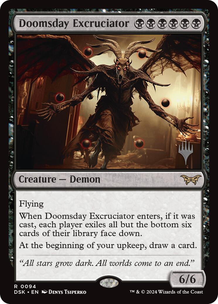 Doomsday Excruciator [Duskmourn: House of Horror Promos] | Enigma On Main