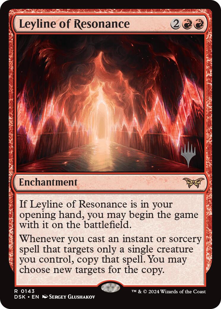 Leyline of Resonance (Promo Pack) [Duskmourn: House of Horror Promos] | Enigma On Main