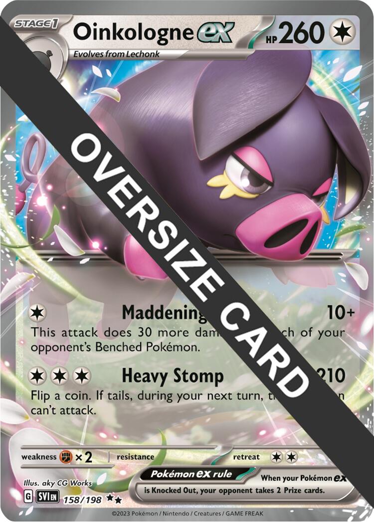 Oinkologne ex (158/198) (Jumbo Card) [Scarlet & Violet: Black Star Promos] | Enigma On Main