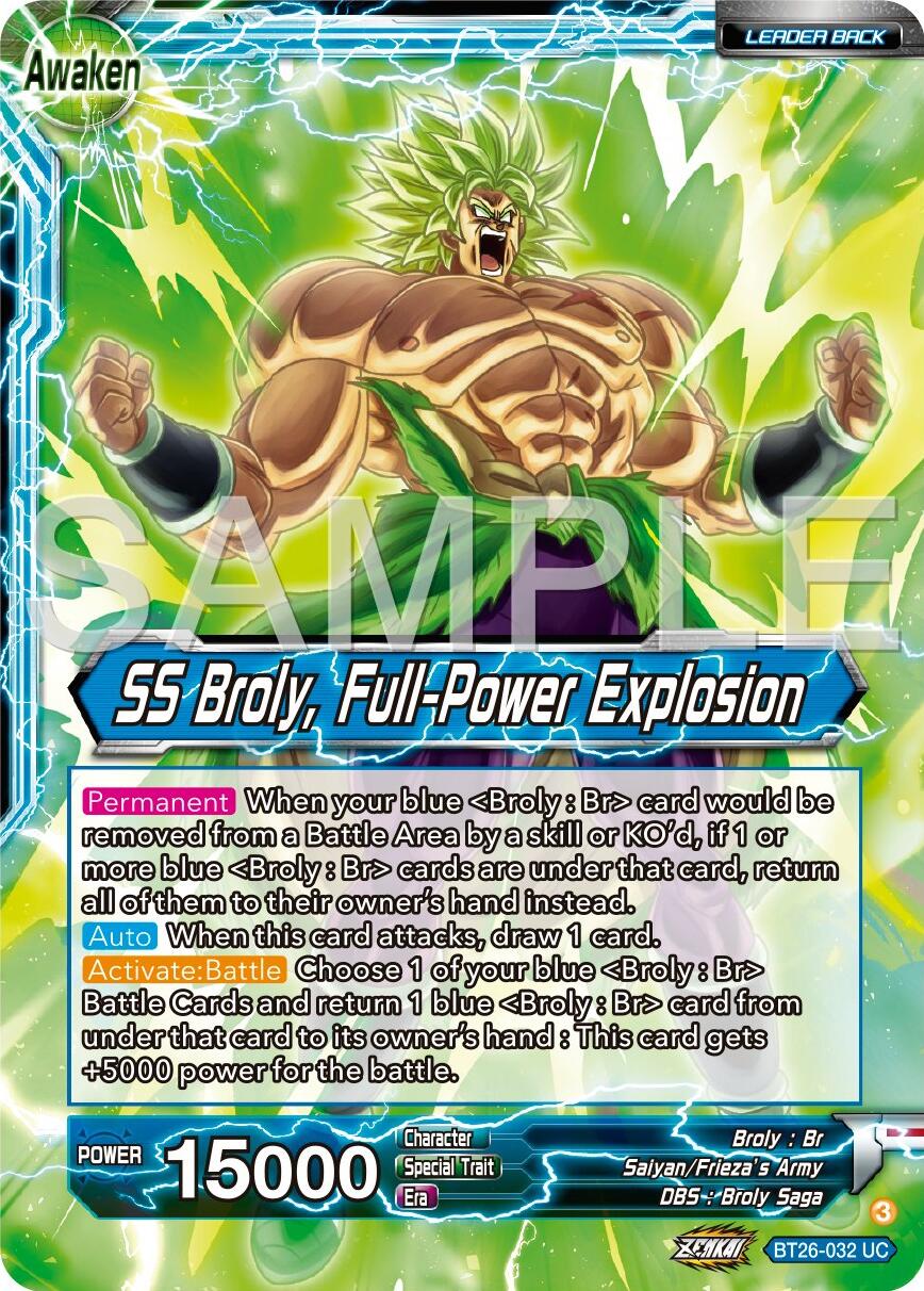 Broly // SS Broly, Full-Power Explosion (BT26-032) [Ultimate Advent] | Enigma On Main