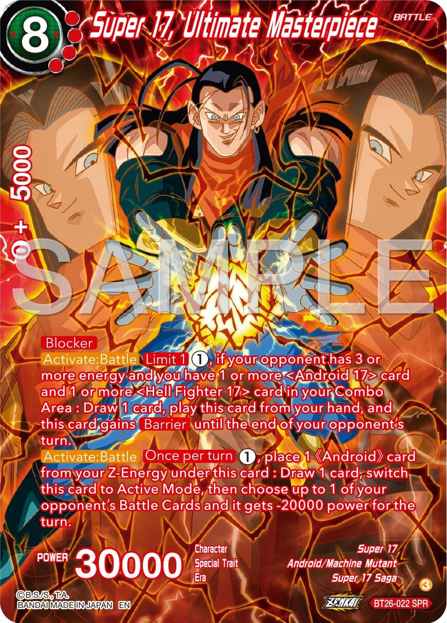 Super 17, Ultimate Masterpiece (SPR) (BT26-022) [Ultimate Advent] | Enigma On Main