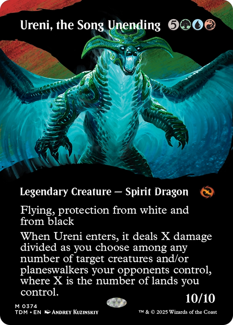 Ureni, the Song Unending (Borderless) [Tarkir: Dragonstorm] | Enigma On Main