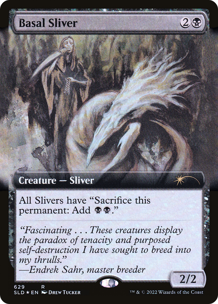 Basal Sliver (Extended Art) [Secret Lair Drop Promos] | Enigma On Main